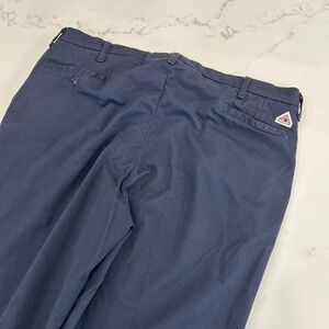 Bulwark FR Flame Resistant Work Pants Industrial Uniform‎ Navy Blue Mens 43-44